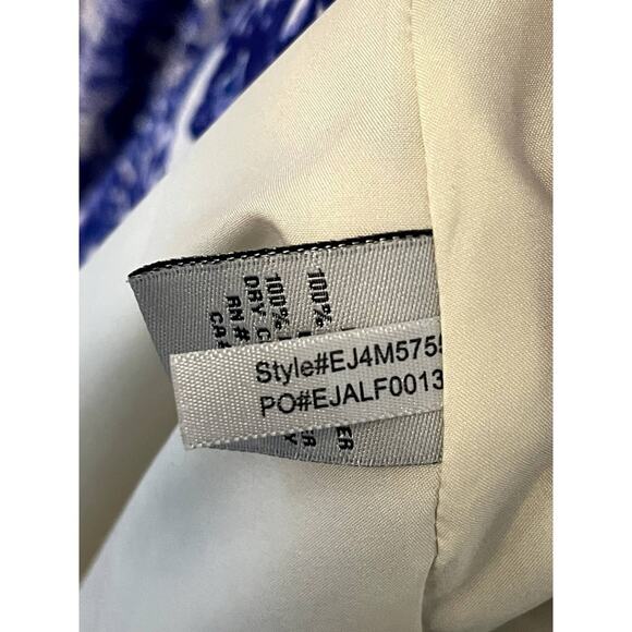 Eliza J Chiffon Maxi Dress Halter Floral Boho Formal Garden Party Elegant Sz 14 - Picture 15 of 16